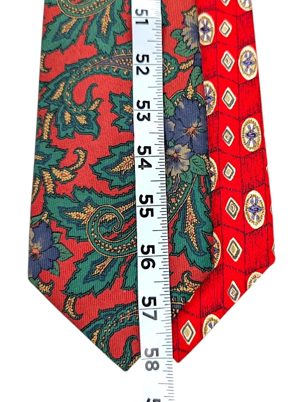 Robert Talbott Silk Tie Bundle Red Geometric Blue Green Paisley Madder Neckties